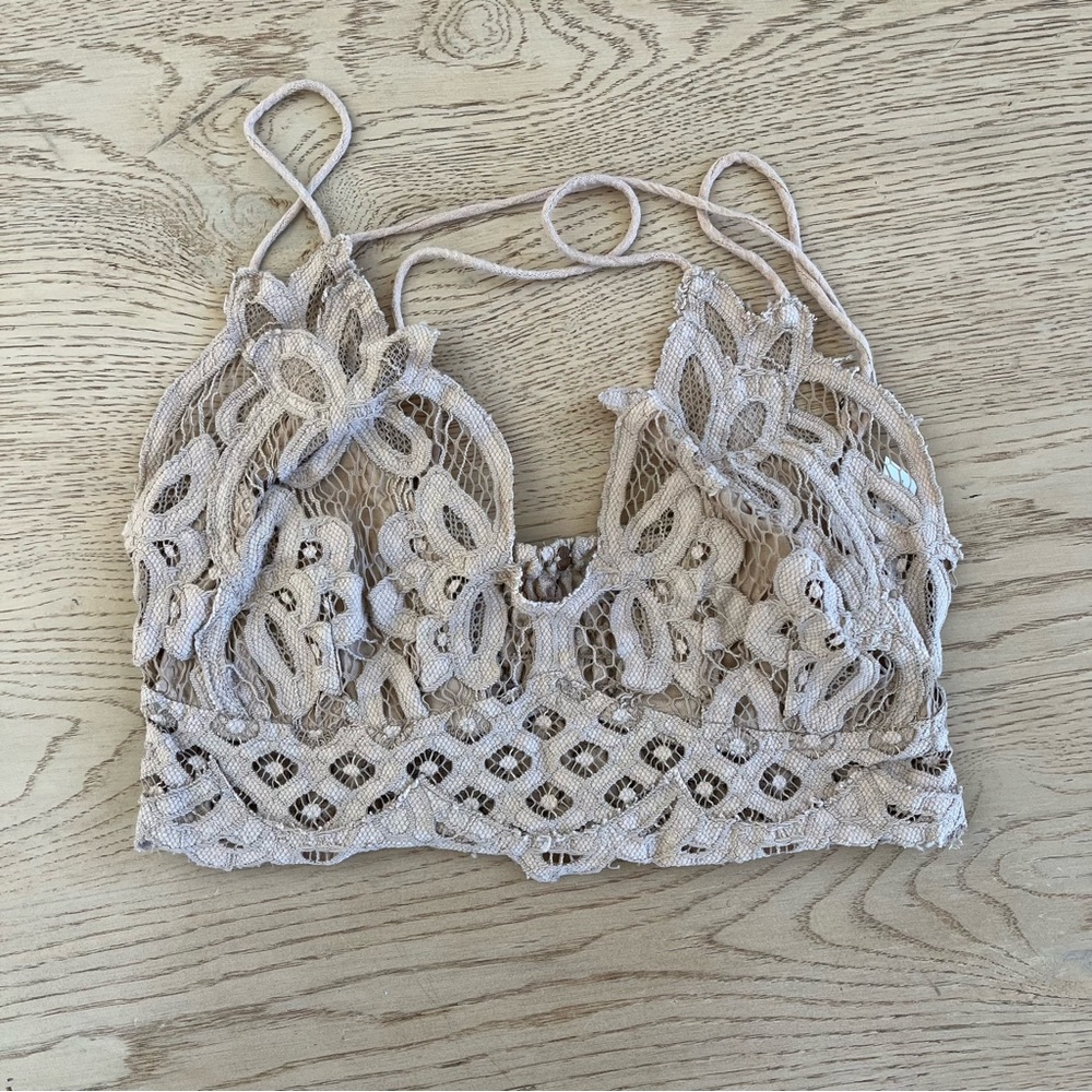 Free people blush bralette medium